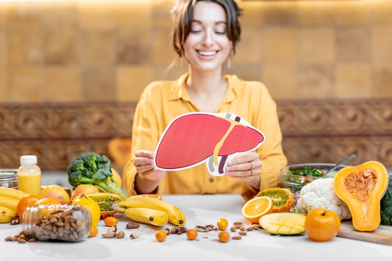 foie organe et aliments sains